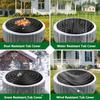 128-158-180CM Inflatable Hot Tub Cover Adjustable PVC Rainproof Protective Outdoor Round Hot Tub Cover for SPA Pools