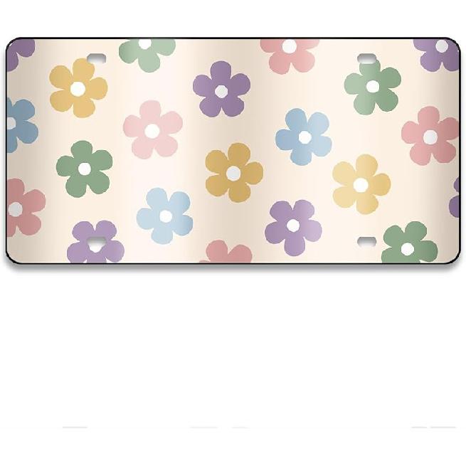 Mountain License Plate Mounta Front License Plate Peak Aluminum Decorative Licenses Plates, Natural Novelty Vanity Tag Black Car Plates, Car Tag With