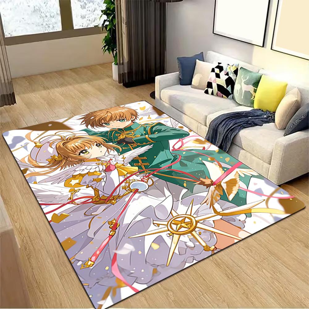 Cherry Blossom Festival Dress Decoration,Carpet,Living Room,Bedroom, Non-slip,Square rug