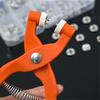 50 Sets Pressure Buttons with Manual Pressure Pliers Metal Plastic Buttons for DIY Sewing Clothes Hats Bags Includes 50 Fasteners Storage Box