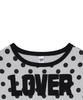 LUVISTRUE El Dot Lover One-Shoulder Tee(Gray)
