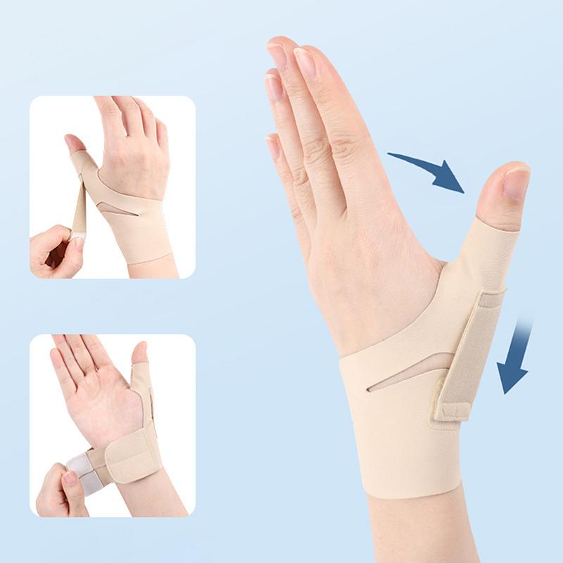1Pc Thumb Brace Wrist Stabilizer Pain Relief Right Or Left Hand Soft Thumb Support Compression Sleeve Protector For Women Men