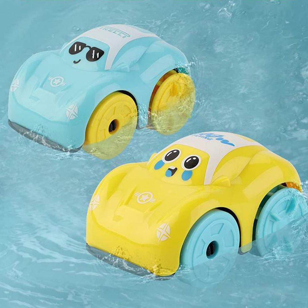Amphibious Cartoon Car Bath Toy Children"s Car Bath Amphibious Vehicle Water Toy