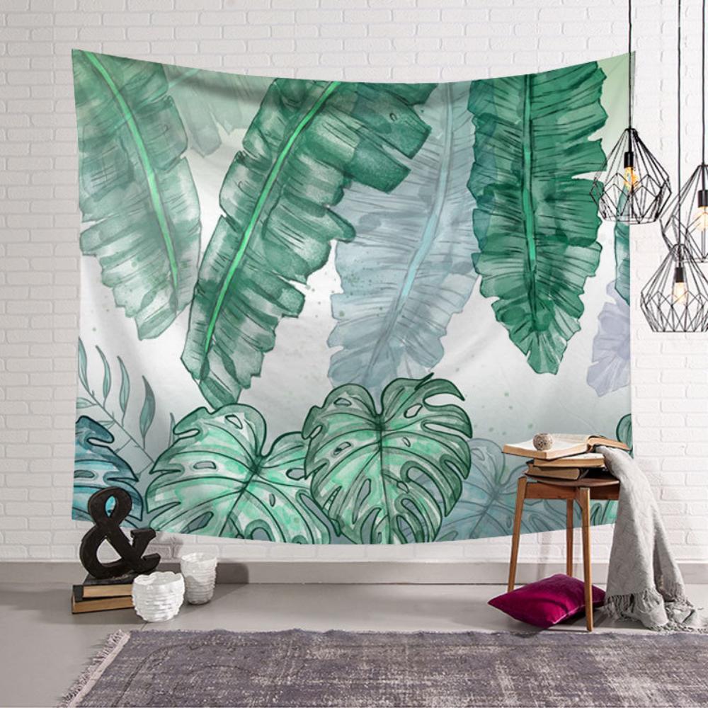 Ins Background Cloth Green Decoration Bedroom Hanging Cloth Room Decoration Painting Tapestry Wall Cloth