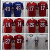 Buffalo Bills NFL Football Jersey 17 Josh Allen 27 Stefon Diggs 14 Isaiah Whitehead Authentic Style Fan Wear