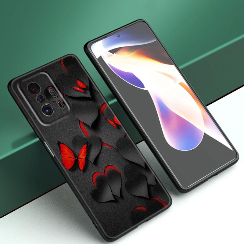 Funda de Teléfono Kpop Love On The Finger Para Xiaomi Mi A2 8 9 SE Note 10 10T 11 12 Lite 9T 11T 12S 12T Pro A3 6X 12X TPU Negra