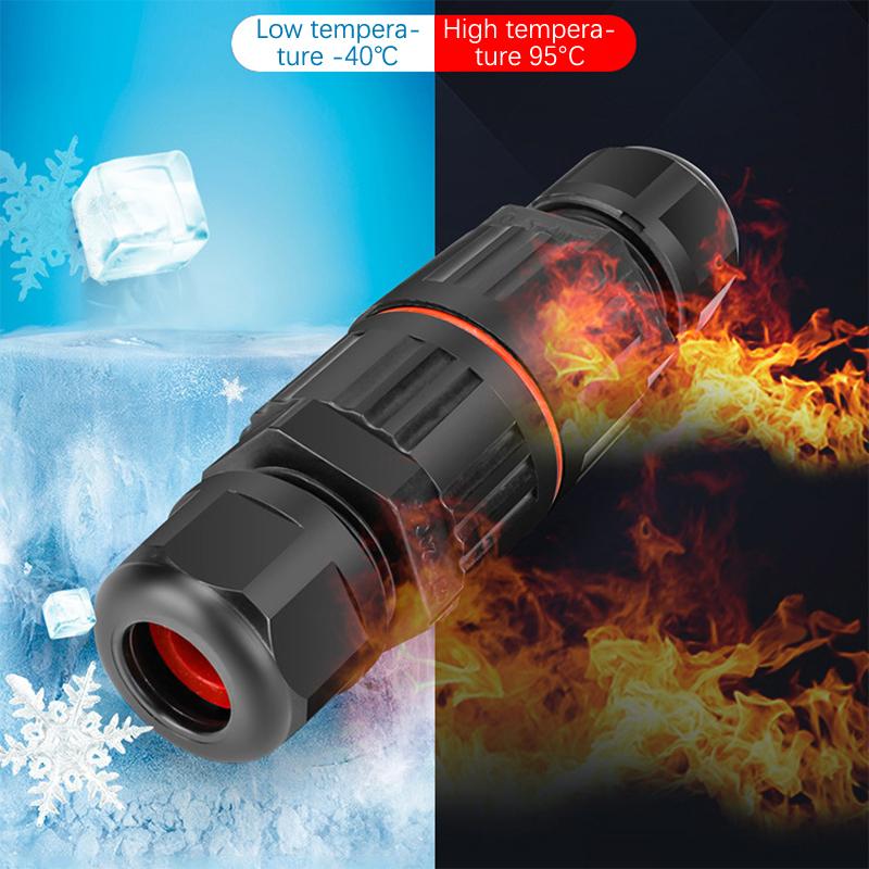 Ip68 Cable Waterproof Joint Wire Quick Connection Waterproof Connector 2/3Pin Solderless Lamp Wiring Outdoor Rainproof Terminal
