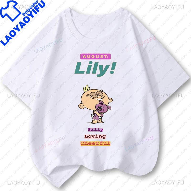 The Loud House Cartoon T Shirts Unisex Unisex Hot Sale Anime Comedy Clothes Polyester Short Sleeved Printed Aesthetic Graphic Tees