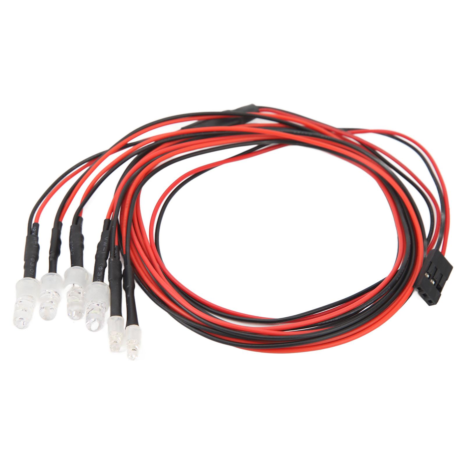 

RC Car Light Kit Universal White Red Blue 6 LED RC Light for Hsp for Redcat for Axial Scx10 D90 for Hpi