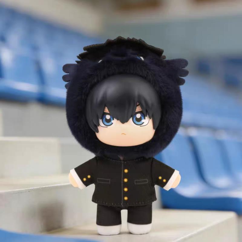 Auf Lager Eaki Haikyuu Maskottchen-Serie Vinyl Schlüsselanhänger Hinata Shoyo Kageyama Tobio Tsukishima Kei Spielzeug