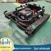 High-Power Remote Control Crawler Lawnmower for Italy - Gasoline Ditch Bank Weeding Machine