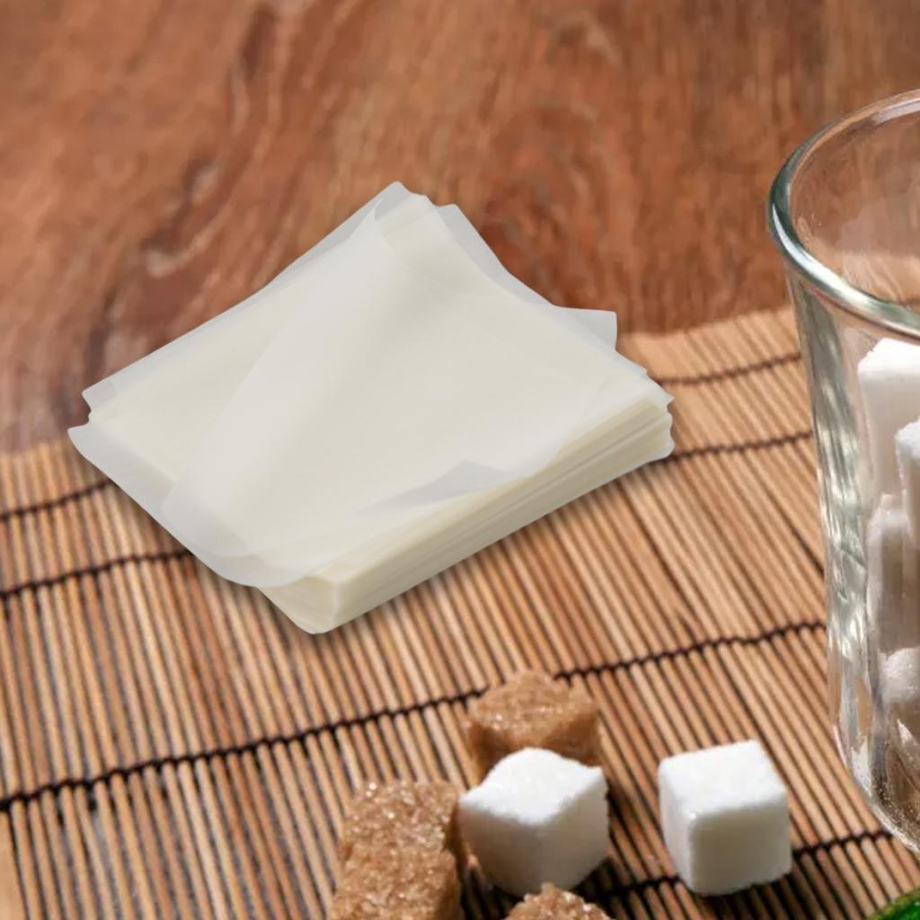 Papierblätter Essbares Papier Hochwertiges Material Erfüllt Sicherheitsstandards