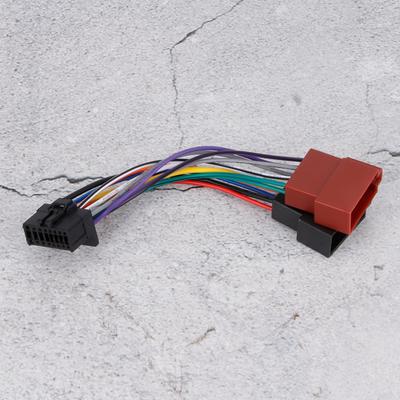 16pin Stereo Harness Stereo Harness Car Stereo Harness 16pin Port To Iso 8pin Plug Wiring Cable Fits for 2003‑on