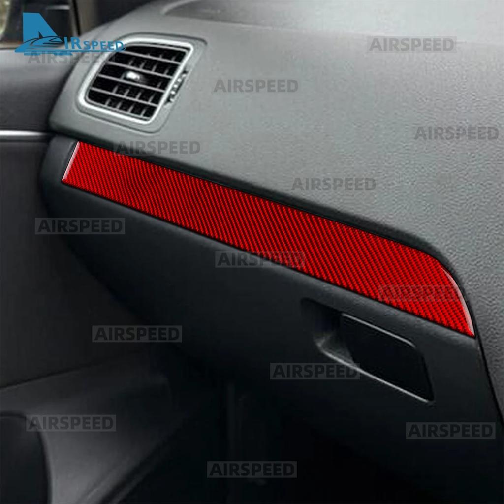 Για Volkswagen Polo 2010 2011-2017 Πάνελ Ταμπλό Πλευράς Συνοδηγού από Ανθρακονήματα Αντιχαρακτικό Διακοσμητικό Εσωτερικού Τροποποίηση Αξεσουάρ Αυτοκινήτου