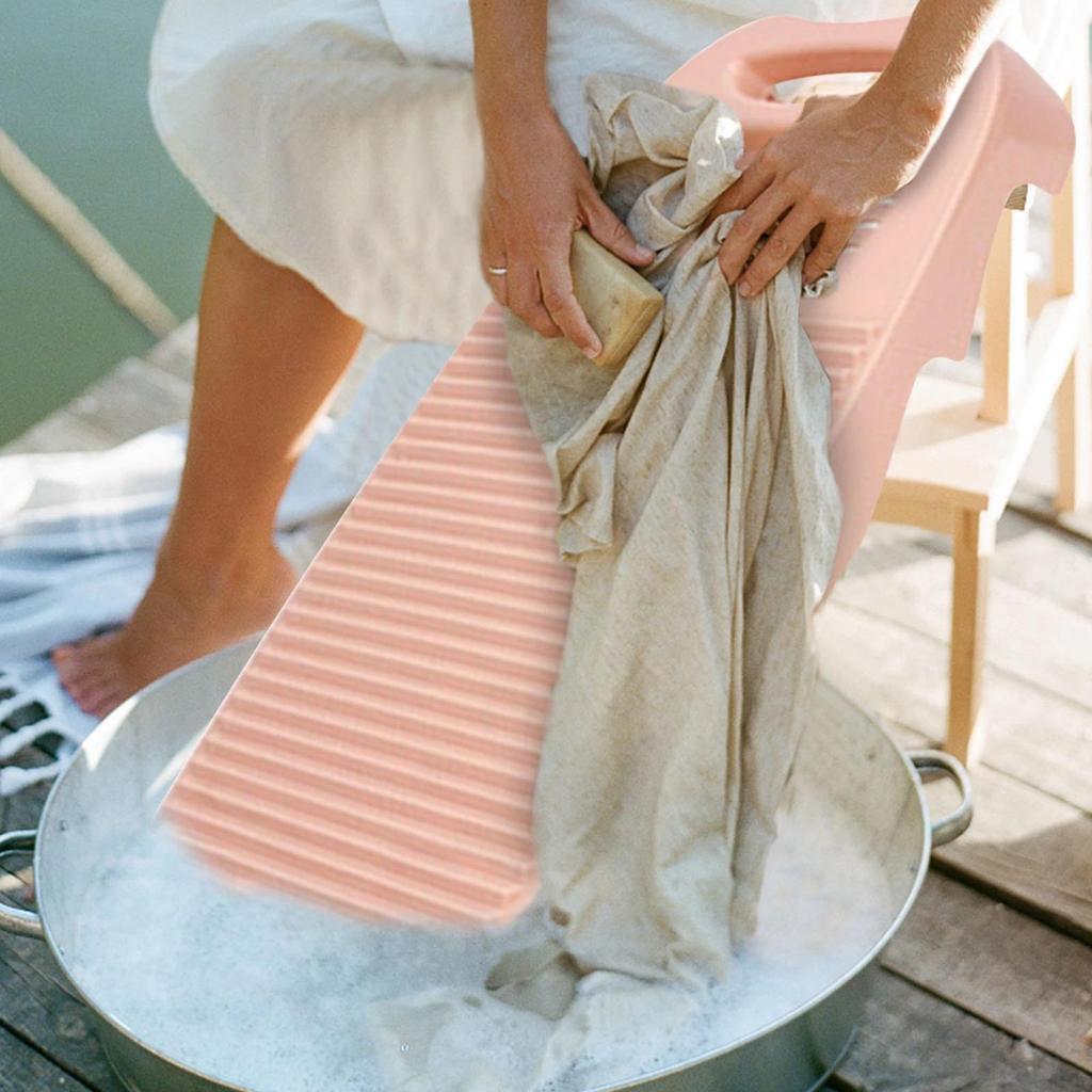 Washing Board Washing Scrubbing Board with Soap Holder for Laundry Tools 