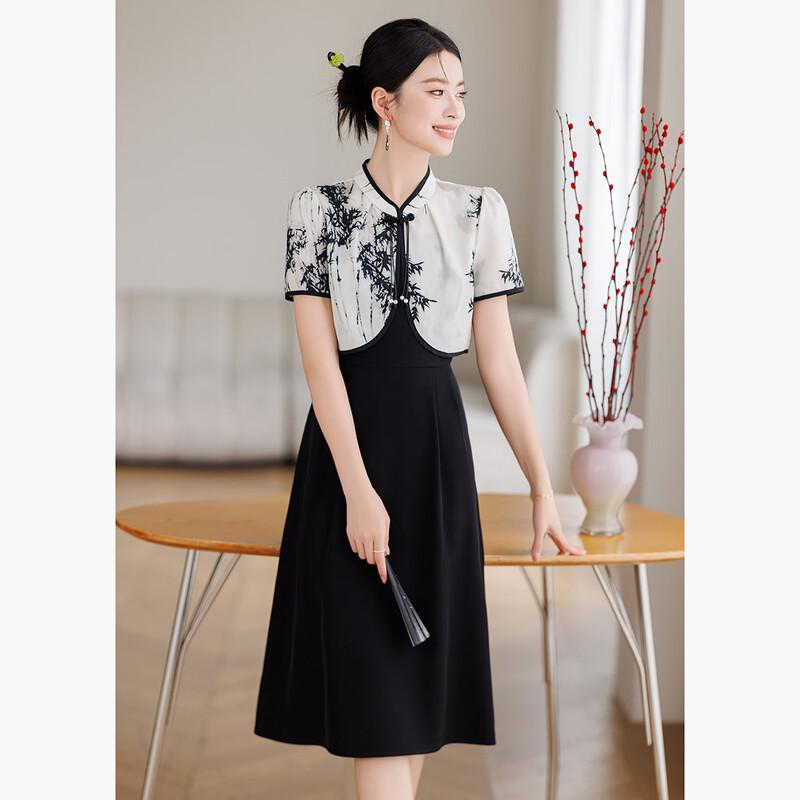 D.F.DEAR New Chinese Style Pankou Dress Set