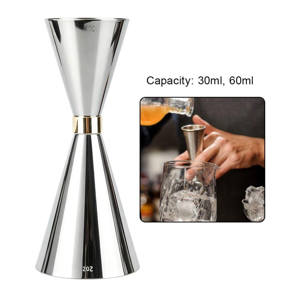 Cone Shape Wine Measuring Cup 30/60ml Spirit Measure Cup Precise Bar Accessories Tool Bartending