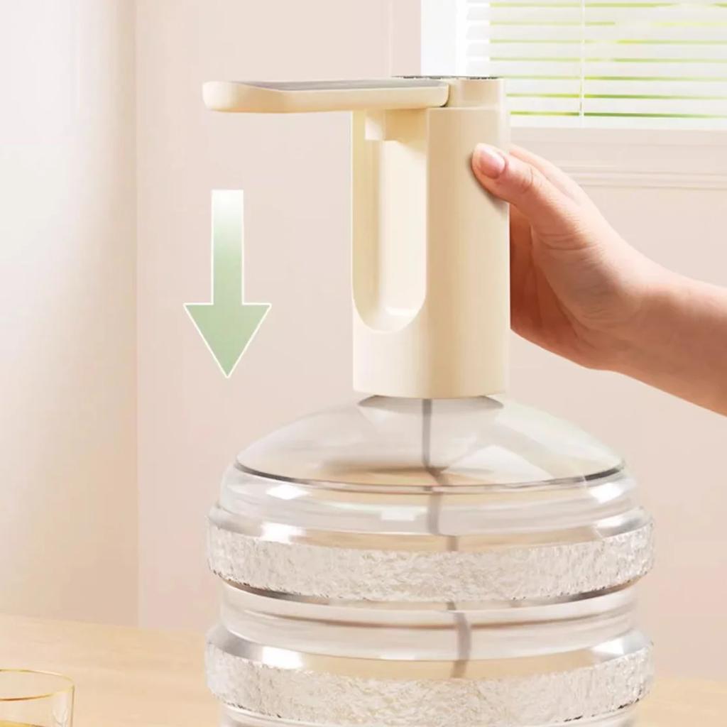 Electric Water Gallon Bottle Pump with 3Mode Automatic Folding Water Dispenser Pump Rechargeable Foldable Desk Water Bottle Pump