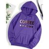 Love Coffee Funny Letter Graphic Printing Hoody Woman Fashion  Sweatshirt Casual S-6XL Hooded Autumn Oversized Clothing
