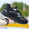 Large Size Men Casual Breathable Steel Toe Covers Working Safety Shoes Worker Security Boots Summer Insulated Sneakers Protect