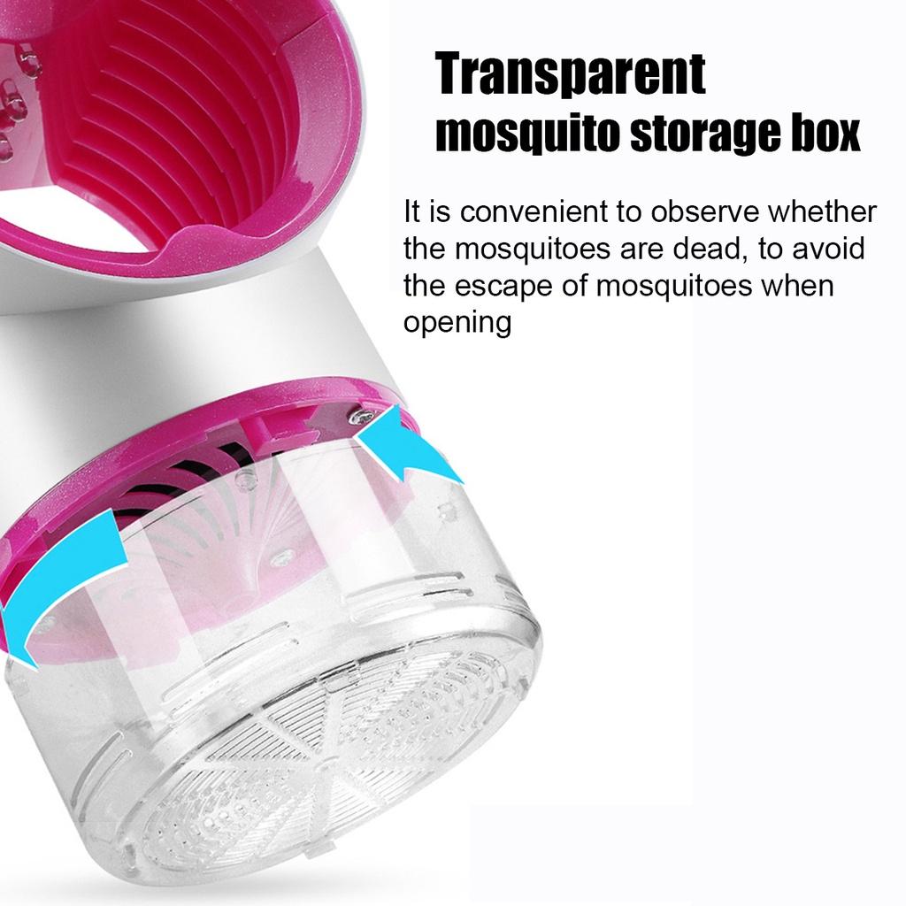 5W Electric USB Fly Zapper Mosquitoes Killer Bug Insect Pest LED Lamp UV Trap Control 220V