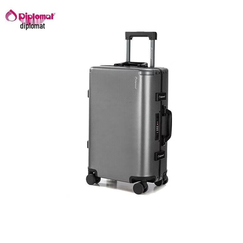 Diplomat DS-13102 Aluminum-Magnesium Hardside Spinner Luggage