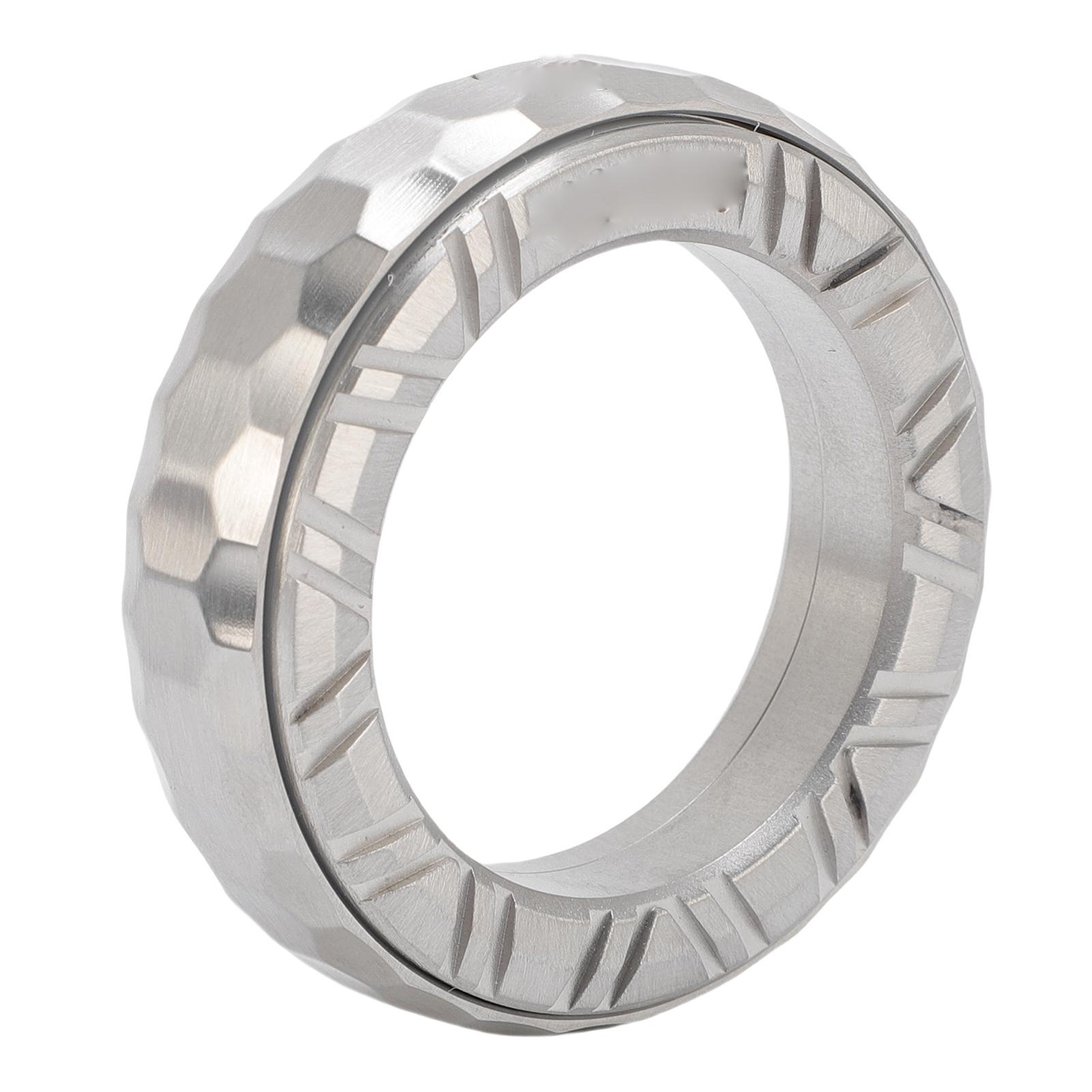 

Металлическое тактильное кольцо, вращающееся кольцо-трещотка для снятия стресса, декомпрессионная сенсорная игрушка для ожидания, медитации