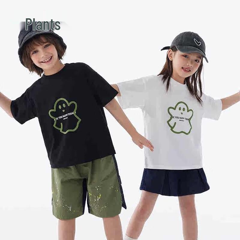 Zhimu Kids  Printed Short Sleeve T-Shirt 130