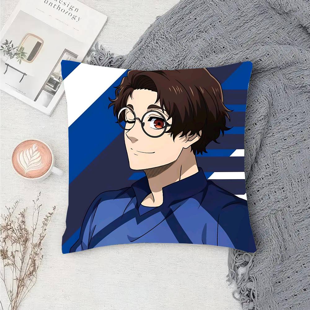 Kenyu Yukimiya Anime Blue Lock Pillow Case Sofa Cushion Cover Room Home Decoration