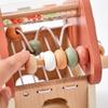 Custom Montessori Mushroom House Toy Wooden Percussion Music Toy Unlock/Place/Shape Match Game Finger Sensory Education Kid Gift