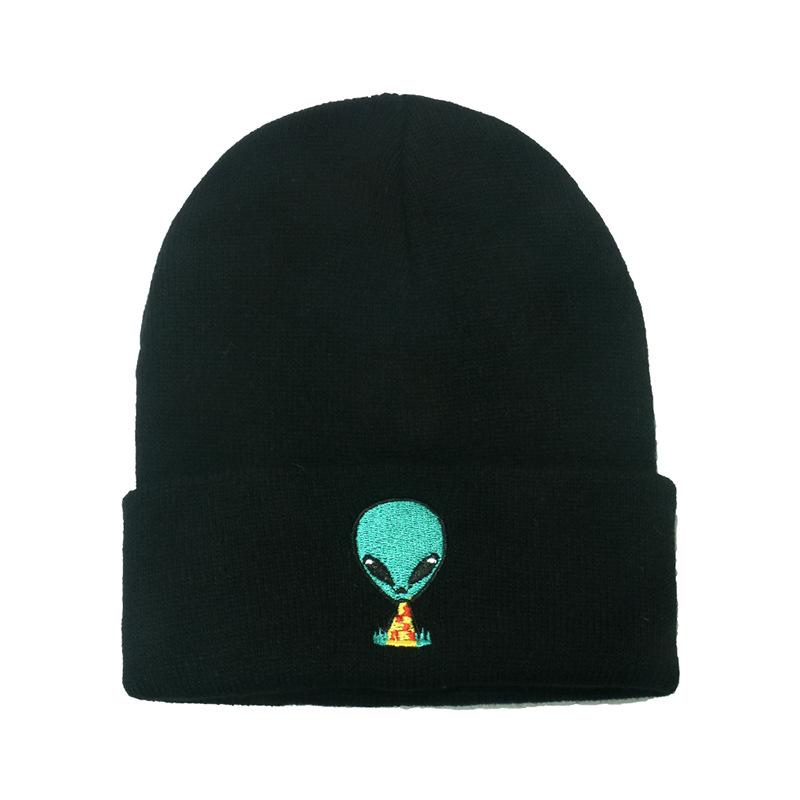 Hip Hop Trend Hat Anime Dragon Ball Wukong Wool Hat Autumn and Winter Cartoon Wu Turtle Letter Knitted Hat Men