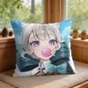Lynette Genshin Impact Cute Cushion Cover Square Short Plush Pillow Case Living Room Sofa Home Decor Funda X