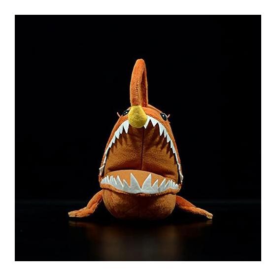 Deep Sea Fish Stuffed Toy Monkfish Real Marine Animal Monkfish Stuffed Toy Looks Realistic Chewy Birthday Gift Body Pillow Educational Toy Sewn