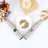 Gingira Stainless Steel Press Pepper Grinder Multi-purpose Grinder PortableThumb Push Salt Pepper Spice Grinder Mill