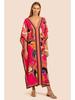 Holiday Casual Beach Bikini Cover-up Robe - Polyester Fabric, 8 Colors (8709)