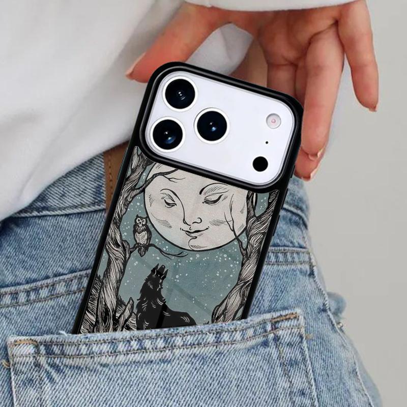 Magic Moon Tarot Phone Case for iPhone 17ProMax 12 13 14 15 16e 17 Pro Max Plus Air Cover