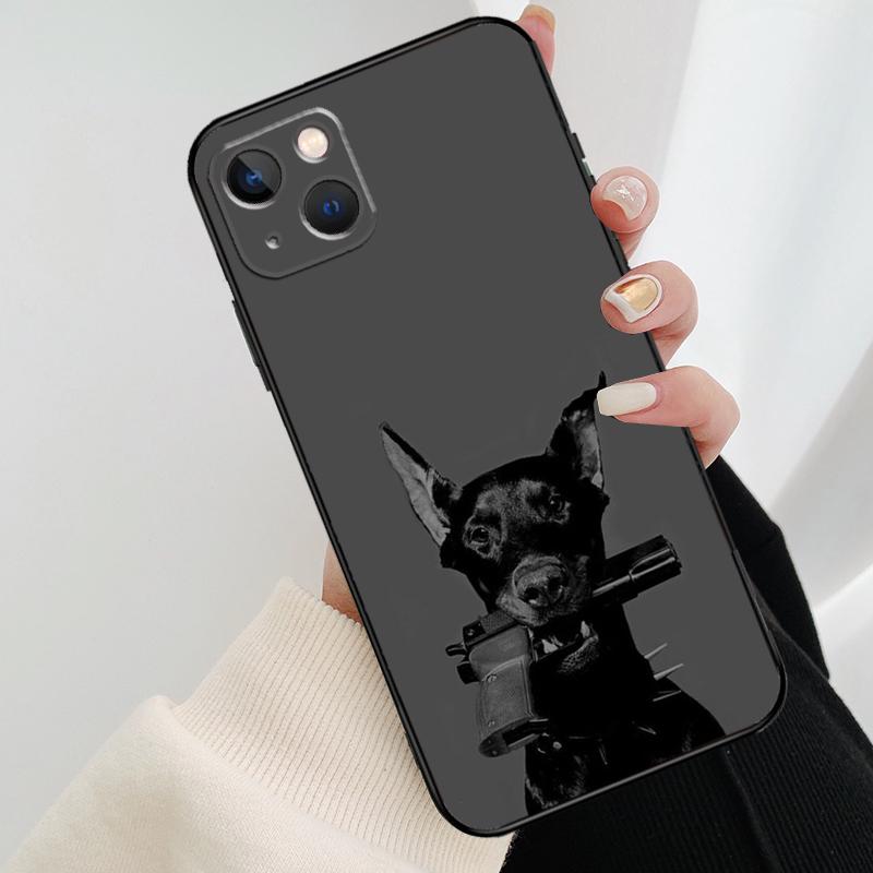 Dachshund Doberman Dog Phone Case For iPhone 17 Pro Max 16 15 11 13 12 14 Pro Max mini 15 16 Plus 16e 17 Air Cover