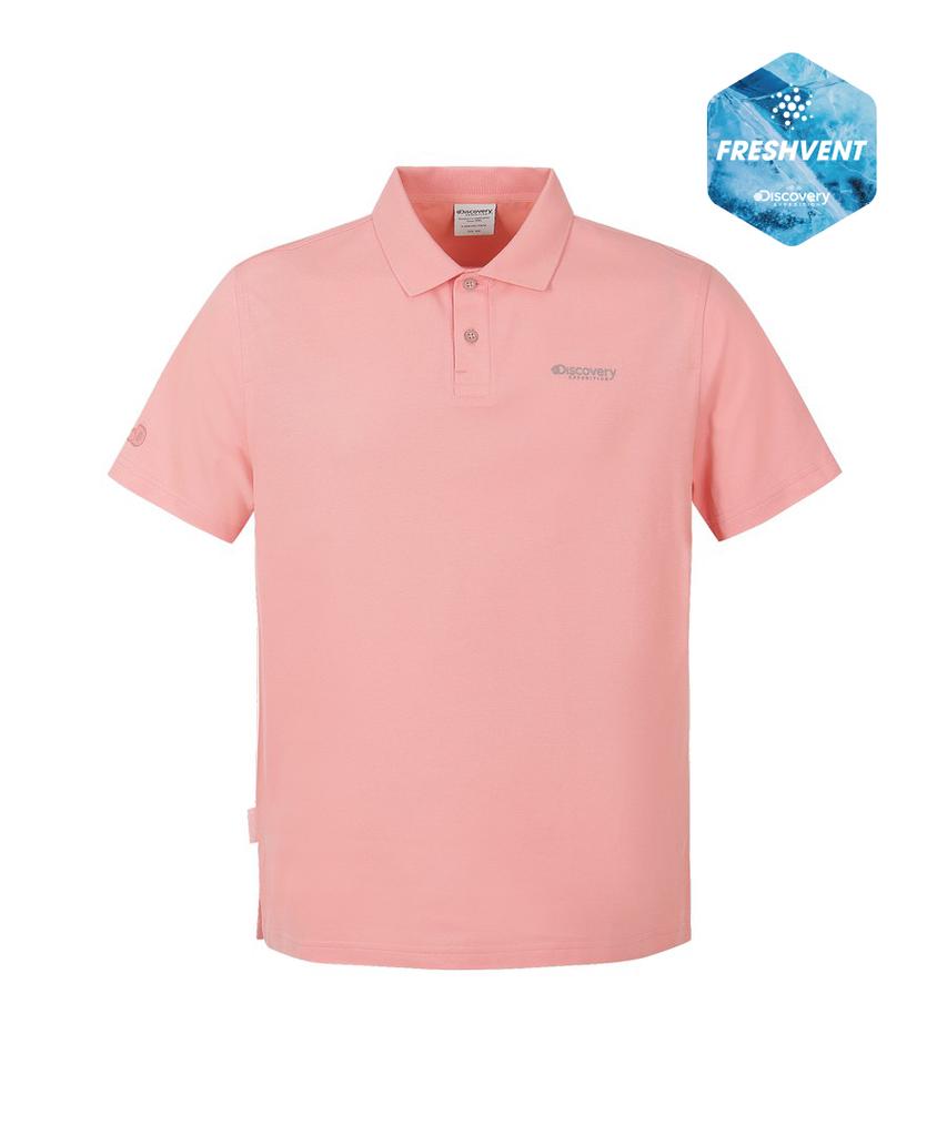 DISCOVERY EXPEDITION Men'S Freshvent Ted Soronakul Polo Shirt (Peach)