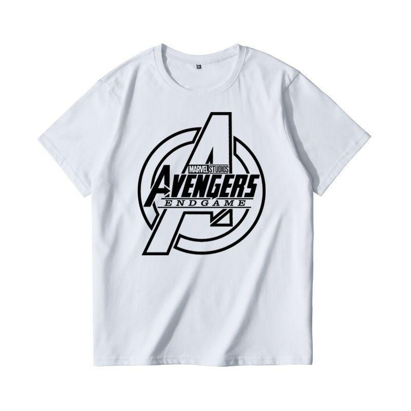 2025 Marvel Avengers Potlačené Spoločné Tričko Pánske a Dámske Letné Americké Nové Veľké Veľkosti Voľné Bežné Trendy Krátkorukávový Vrchný Diel