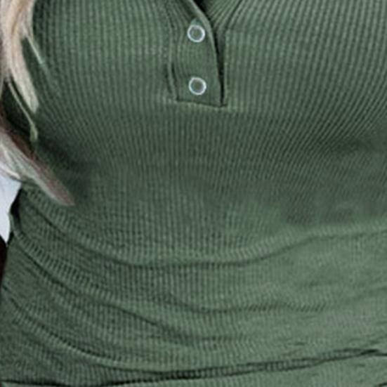 Women Vest Solid Color Ribbed Spring Summer Slim-fitting Breathable T-shirt for Party