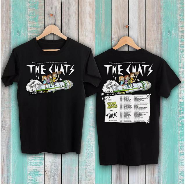 

The Chats Band Tour Black 2side Cotton All Size To 5XL Shirt Unisex T-Shirt XL