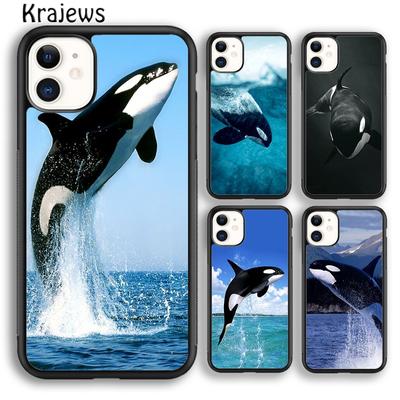 Husa de telefon Krajews Killer Whale Orca sub apă pentru iPhone 14 6s 7 8 plus X XR XS 11 12 13 pro max Samsung S21 S22 ultra
