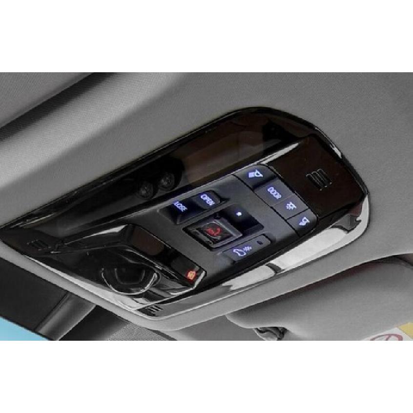 For Toyota Venza Harrier 2021-2023 Silver Front Reading Light Cover Trim 1PCS