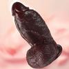 Black Extra-Thick,Ultra-Large Realistic Dildo – Extreme Girth,Strong Suction Cup,Lifelike Texture,Premium Silicone Adult Toy