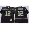Retro Oakland Raiders Rugby Jersey Mens Embroidered NFL Style Sportswear Fan Apparel Size S-XXXL