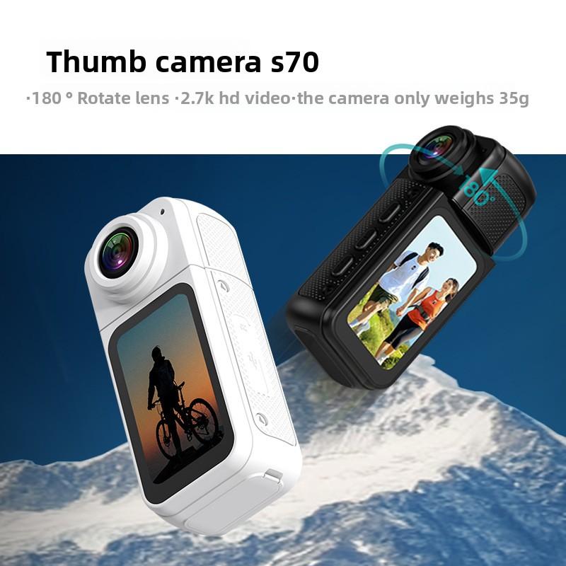Super Long Battery Life Magnetic Thumb Sports Camera High Definition Outdoor Portable Riding Camera Recorder WIFI Wireless