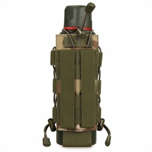 PHOENIX IKKI Multifunctional Water Bottle Pouch, Fits 300ml-850ml Bottles, Includes Magazine Storage, Molle Compatible, Tactical Water Bottle Pouch, W