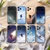 S-Schnee M-Berg Skifahren Ski Handyhülle Für iPhone 17,16,15,14,13,12,11 Plus,Pro Max,XS,Weiche Silikon Schwarze Hülle