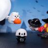 Halloween Ghost Decoration Skull Pumpkin Angel Candle Ghost Action Figure Hand Micro Landscape Desktop Resin Decoration