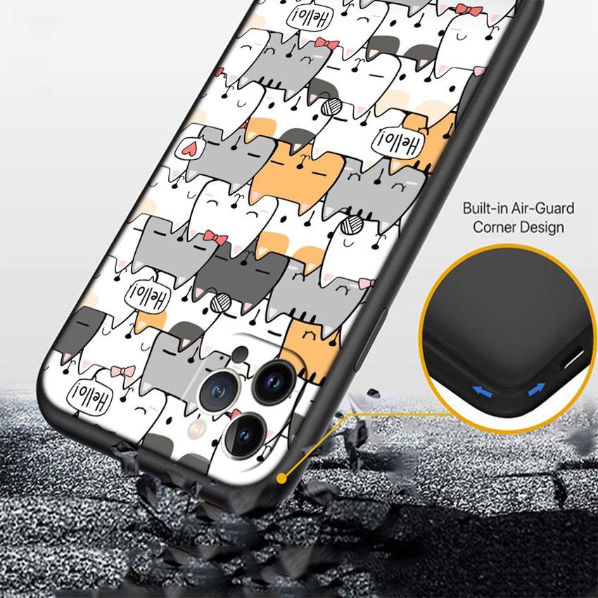 MY5 Cat Kitten Meow Soft Shell Phone Case for Redmi Note 10 11 12 Pro Max 10S 10C 10T 11A 11S 12S 12C